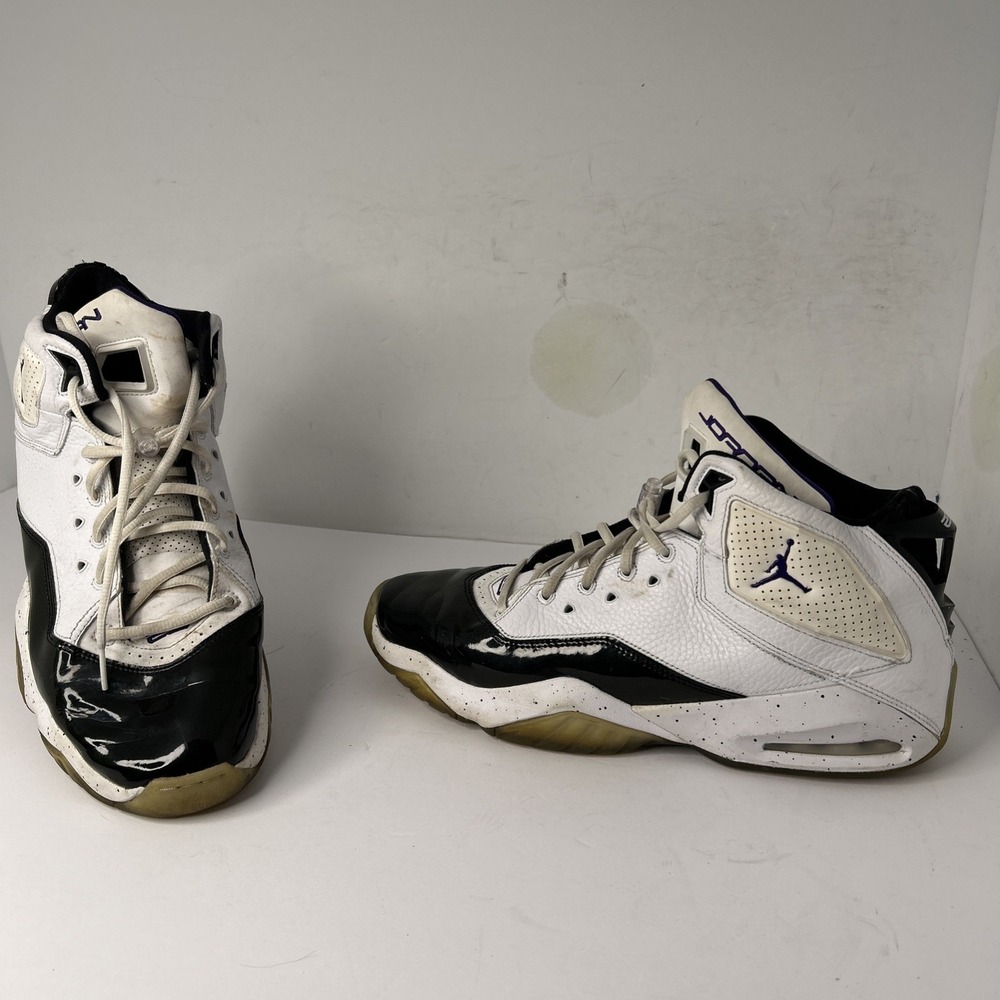 2019 AIR JORDAN B'LOYAL 315317-115 Men's SZ 13 BLK/WHT/PURPLE